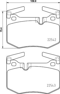 Brembo P 83 164 - Bremžu uzliku kompl., Disku bremzes autodraugiem.lv