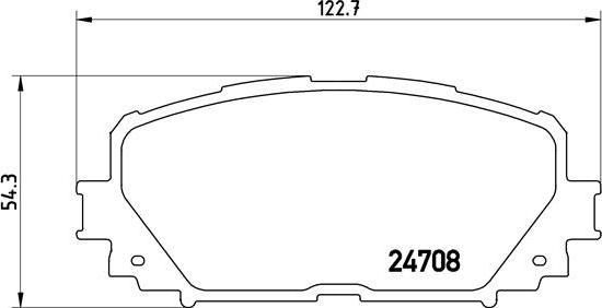 Brembo P 83 101 - Bremžu uzliku kompl., Disku bremzes autodraugiem.lv