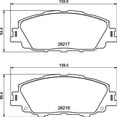 Brembo P 83 175 - Bremžu uzliku kompl., Disku bremzes autodraugiem.lv