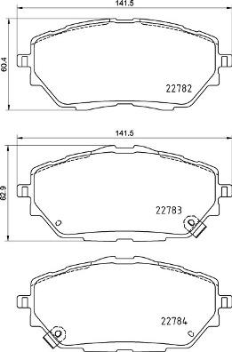 Brembo P 83 171 - Bremžu uzliku kompl., Disku bremzes autodraugiem.lv