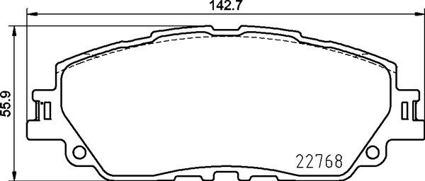 Brembo P 83 172 - Bremžu uzliku kompl., Disku bremzes autodraugiem.lv