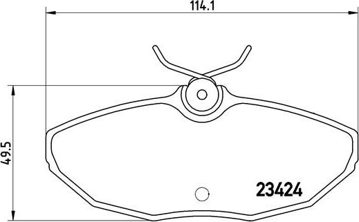 Brembo P 36 013 - Bremžu uzliku kompl., Disku bremzes autodraugiem.lv