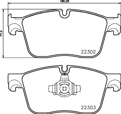 Brembo P 36 031 - Bremžu uzliku kompl., Disku bremzes autodraugiem.lv