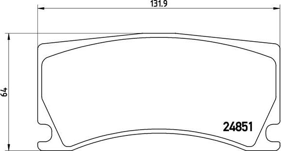 Brembo P 36 024 - Bremžu uzliku kompl., Disku bremzes autodraugiem.lv