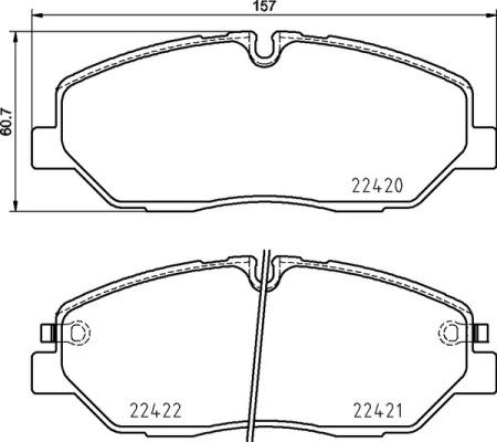 Brembo P 30 090 - Bremžu uzliku kompl., Disku bremzes autodraugiem.lv