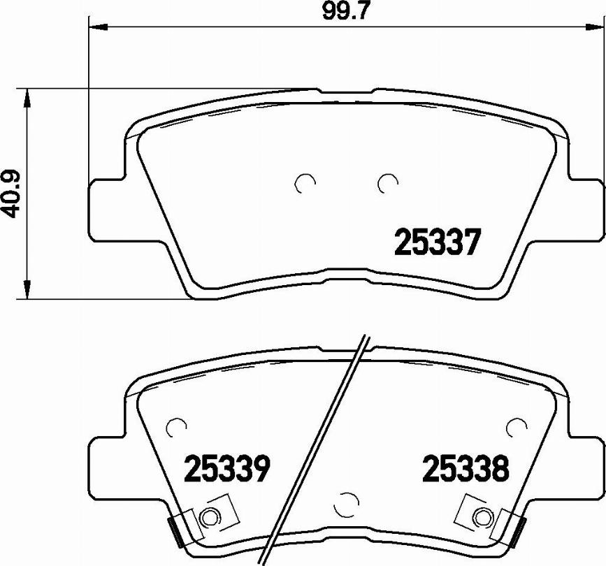 Brembo P 30 067E - Bremžu uzliku kompl., Disku bremzes autodraugiem.lv