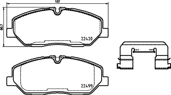 Brembo P 30 084 - Bremžu uzliku kompl., Disku bremzes autodraugiem.lv