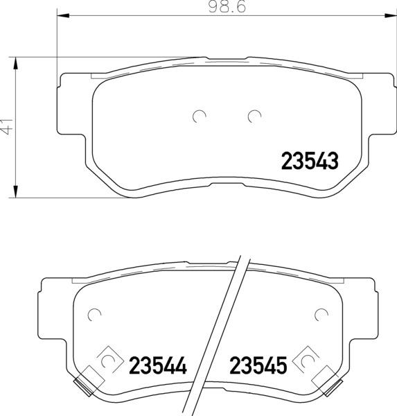 Brembo P 30 088 - Bremžu uzliku kompl., Disku bremzes autodraugiem.lv