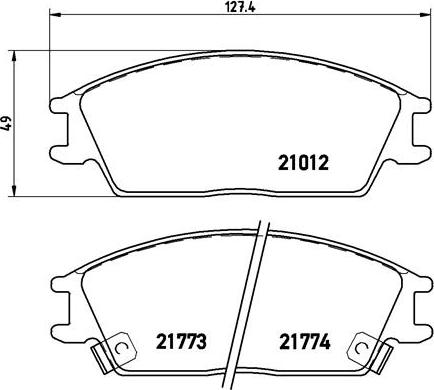 Brembo P 30 024 - Bremžu uzliku kompl., Disku bremzes autodraugiem.lv