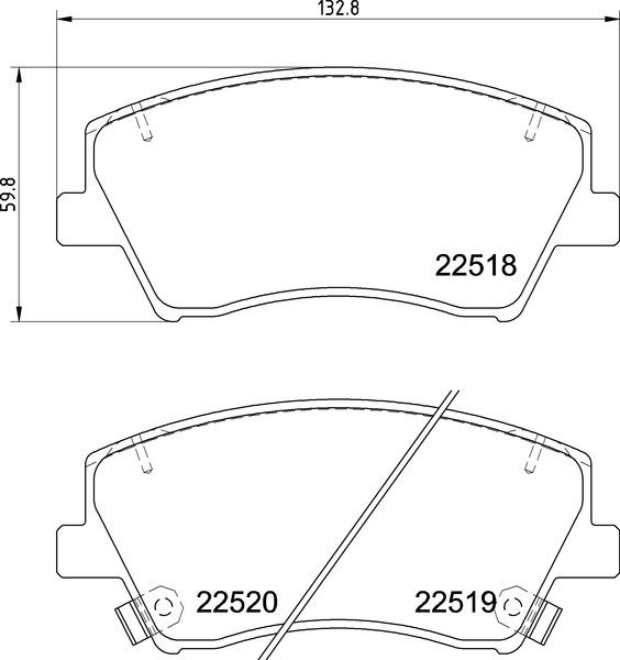 Brembo P 30 107E - Bremžu uzliku kompl., Disku bremzes autodraugiem.lv