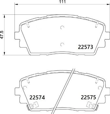 Brembo P 30 115 - Bremžu uzliku kompl., Disku bremzes autodraugiem.lv