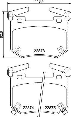 Brembo P 30 124 - Bremžu uzliku kompl., Disku bremzes autodraugiem.lv