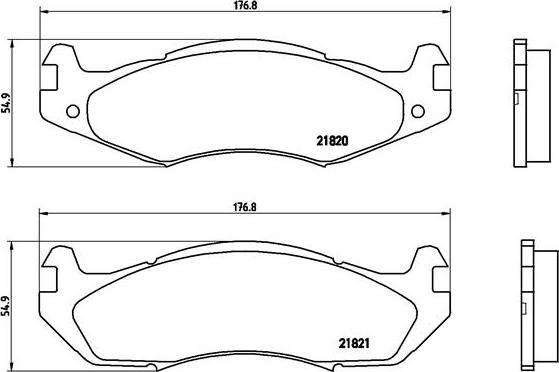 Brembo P 37 001 - Bremžu uzliku kompl., Disku bremzes autodraugiem.lv