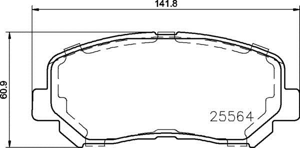 Brembo P 37 019 - Bremžu uzliku kompl., Disku bremzes autodraugiem.lv