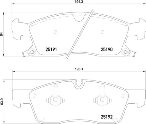 Brembo P 37 017X - Bremžu uzliku kompl., Disku bremzes autodraugiem.lv