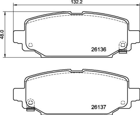 Brembo P 37 026 - Bremžu uzliku kompl., Disku bremzes autodraugiem.lv