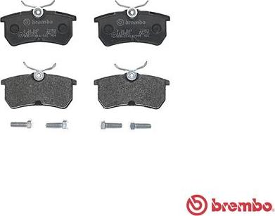 Brembo P 24 047 - Bremžu uzliku kompl., Disku bremzes autodraugiem.lv