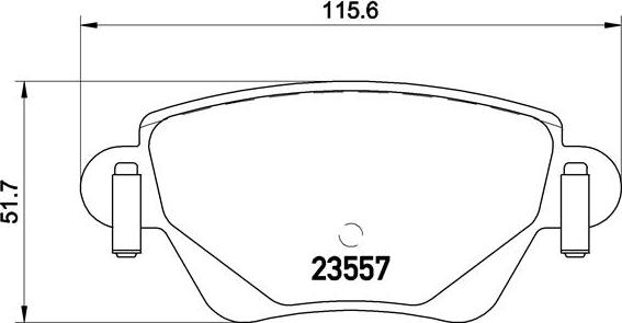 Brembo P 24 059 - Bremžu uzliku kompl., Disku bremzes autodraugiem.lv