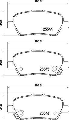 Brembo P 28 094 - Bremžu uzliku kompl., Disku bremzes autodraugiem.lv