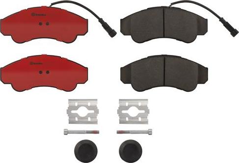 Brembo P23092N - Bremžu uzliku kompl., Disku bremzes autodraugiem.lv