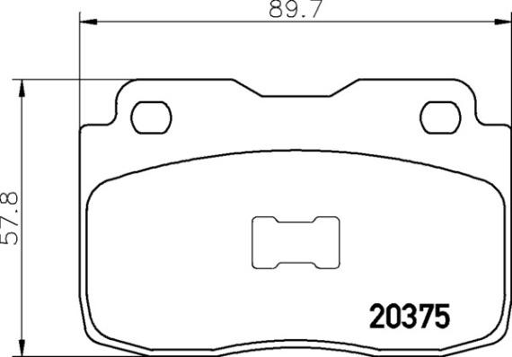 Brembo P 23 025 - Bremžu uzliku kompl., Disku bremzes autodraugiem.lv