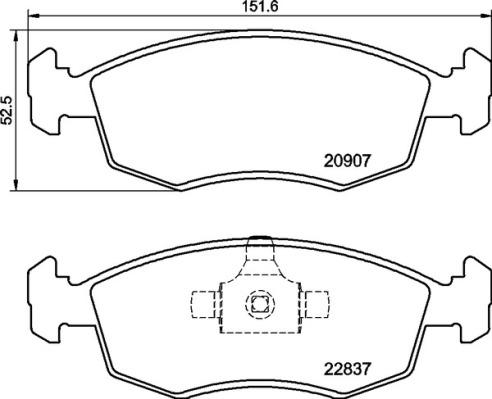 Brembo P 23 192 - Bremžu uzliku kompl., Disku bremzes autodraugiem.lv