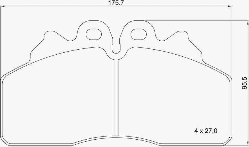 Brembo P A6 032 - Bremžu uzliku kompl., Disku bremzes autodraugiem.lv