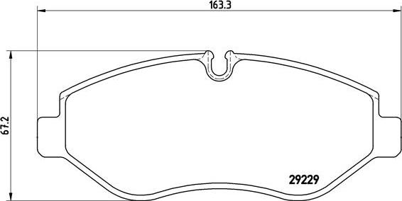 Brembo P A6 026 - Bremžu uzliku kompl., Disku bremzes autodraugiem.lv