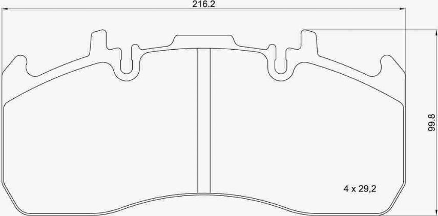 Brembo P B7 004 - Bremžu uzliku kompl., Disku bremzes autodraugiem.lv