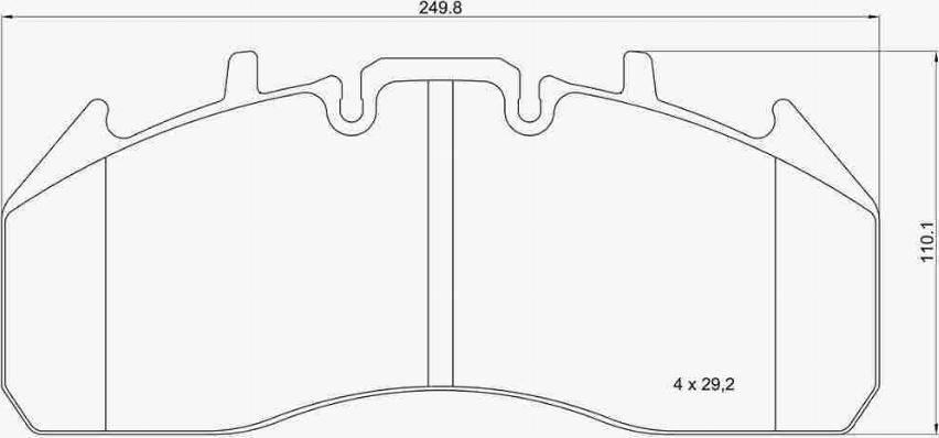 Brembo P B7 003 - Bremžu uzliku kompl., Disku bremzes autodraugiem.lv