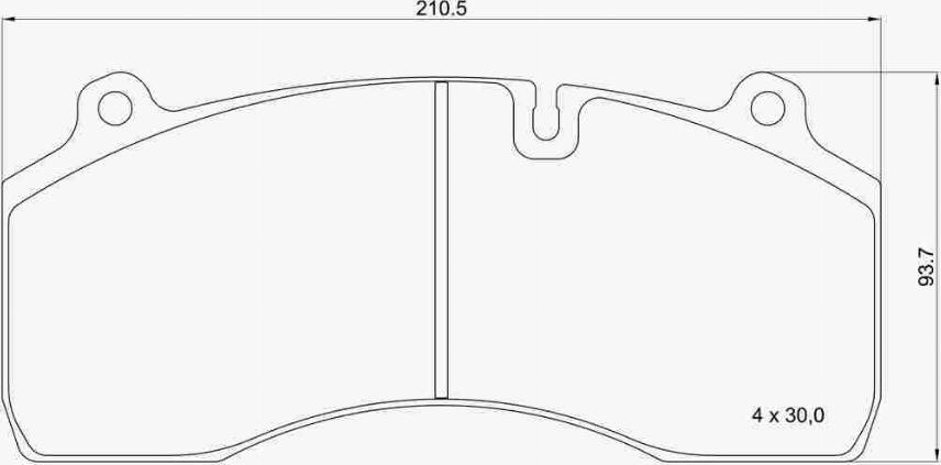 Brembo P C7 004 - Bremžu uzliku kompl., Disku bremzes autodraugiem.lv