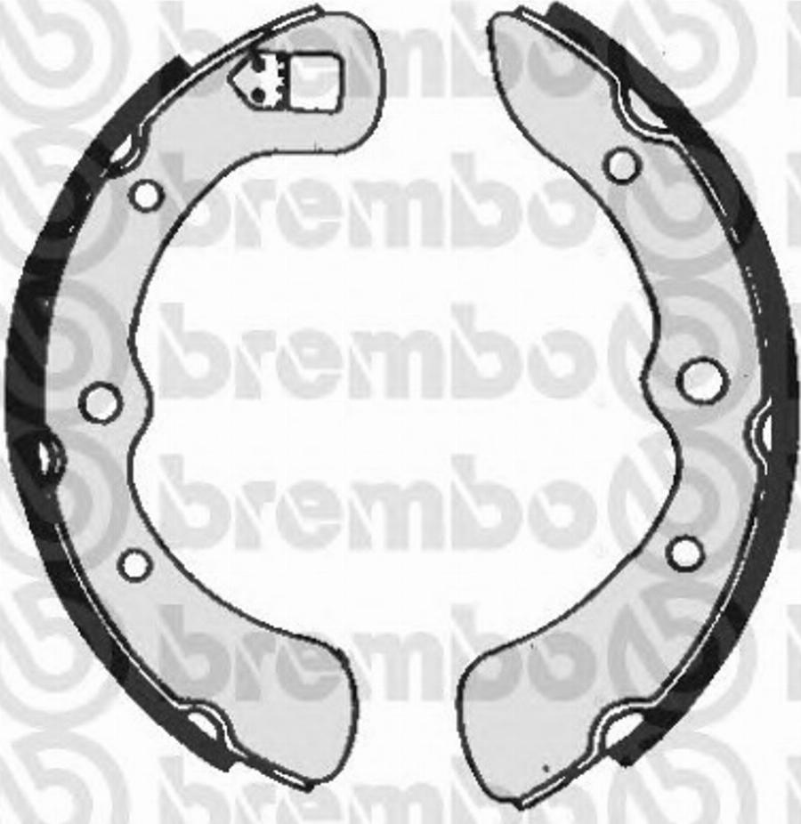 Brembo S 16 510 - Bremžu loku komplekts autodraugiem.lv