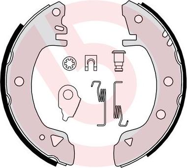 Brembo S 24 508 - Bremžu loku komplekts autodraugiem.lv