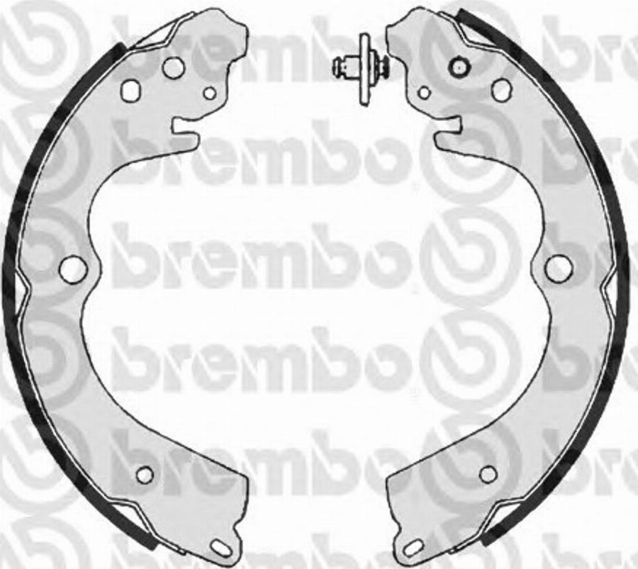 Brembo S 78 509 - Bremžu loku komplekts autodraugiem.lv