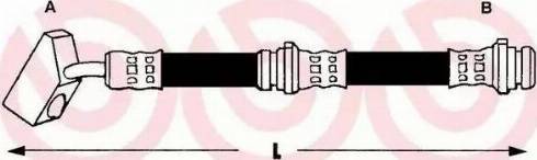 Brembo T 56 085 - Bremžu šļūtene autodraugiem.lv