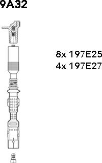 Bremi 9A32 - Augstsprieguma vadu komplekts autodraugiem.lv