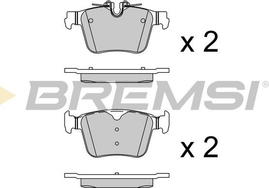 Bremsi BP3985 - Bremžu uzliku kompl., Disku bremzes autodraugiem.lv