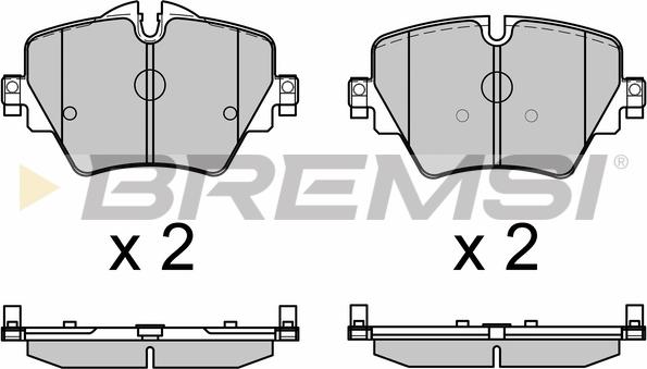 Bremsi BP3643 - Bremžu uzliku kompl., Disku bremzes autodraugiem.lv