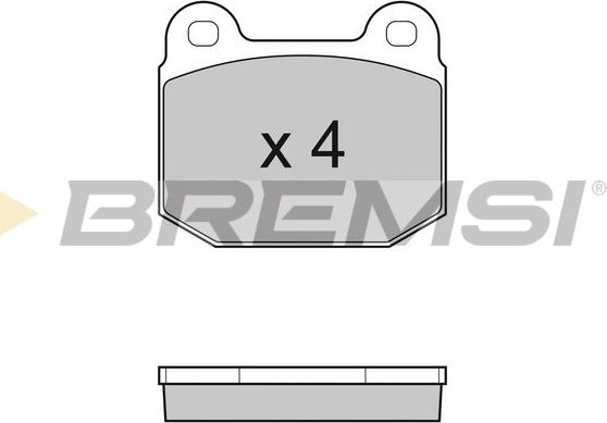 Bremsi BP3035 - Bremžu uzliku kompl., Disku bremzes autodraugiem.lv