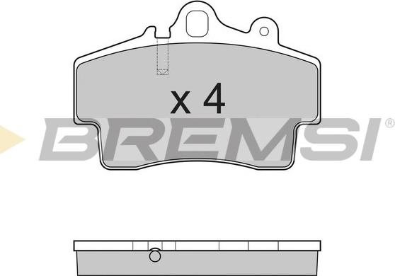 Bremsi BP3179 - Bremžu uzliku kompl., Disku bremzes autodraugiem.lv