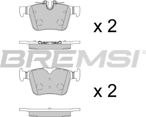 Bremsi BP3885 - Bremžu uzliku kompl., Disku bremzes autodraugiem.lv