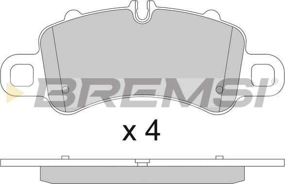 Bremsi BP3820 - Bremžu uzliku kompl., Disku bremzes autodraugiem.lv