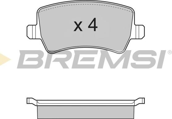 Bremsi BP3298 - Bremžu uzliku kompl., Disku bremzes autodraugiem.lv