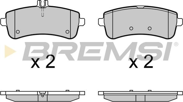 Bremsi BP3709 - Bremžu uzliku kompl., Disku bremzes autodraugiem.lv