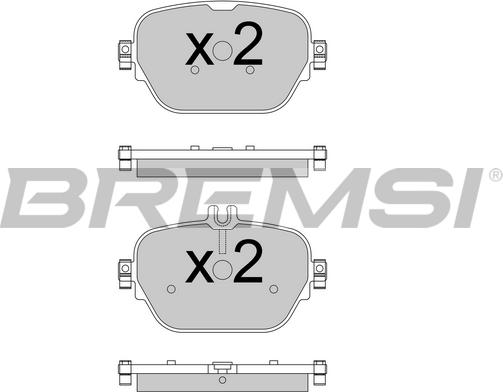 Bremsi BP3770 - Bremžu uzliku kompl., Disku bremzes autodraugiem.lv