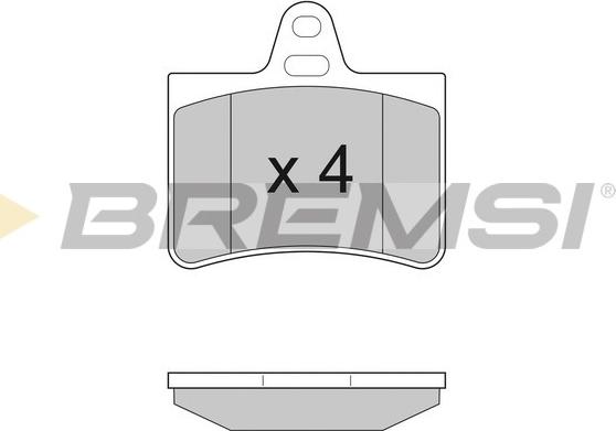 Bremsi BP2938 - Bremžu uzliku kompl., Disku bremzes autodraugiem.lv