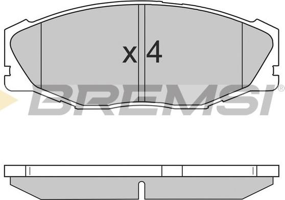 DJ Parts BP1401 - Bremžu uzliku kompl., Disku bremzes autodraugiem.lv