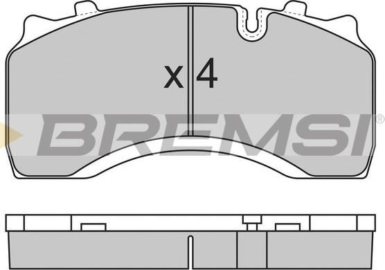 Bremsi BP7313 - Bremžu uzliku kompl., Disku bremzes autodraugiem.lv