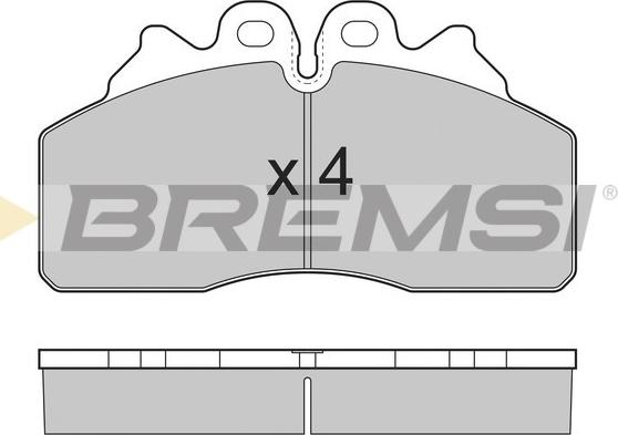 Bremsi BP7325 - Bremžu uzliku kompl., Disku bremzes autodraugiem.lv