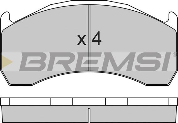 Bremsi BP7320 - Bremžu uzliku kompl., Disku bremzes autodraugiem.lv